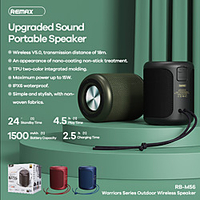 Remax RB-M56 Subwoofer Bluetooth Waterproof Outdoor Speaker For Mobile Phone miniinthebox