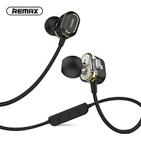 Remax RB-S26 Lavalier Double Motion Bluetooth Sports Earphone 5.0 Wireless Earphone with Wheat Music