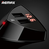 REMAX RCC208 Car Charger Dual USB Mobile Phone Fast Charger LED Voltage Display