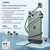 Remax RM-595 Wired Headphones 3.5mm Stereo Bass Earphone In-Ear Headset Music Earbuds Wire With Mic For Mobile Phone MP3 MP4