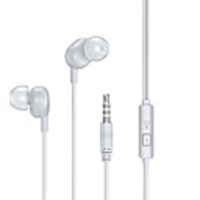 Remax RW-105 Wired In-ear Earphone 3.5mm Headphone 3.5mm Microphone InLine Control for Travel Entertainment