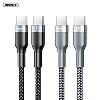 Remax Type-C Cable 3 A 1.0m(3Ft) Braided Terylene USB Cable Adapter For Samsung / Huawei / Xiaomi