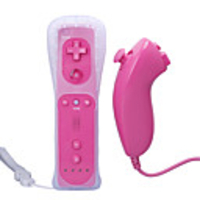 Remote and Nunchuk Controller Case for Wii (Pink)