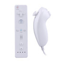 Remote and Nunchuk Controller for Wii (White)