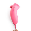 Remote and Nunchuk Controller with Protective Silicone Case for Wii (Pink)