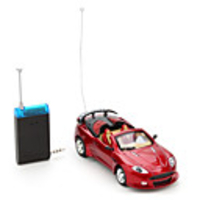 Remote Control Racing Car for iPhone,  iPad and Android (1:43 Scale,  Red)