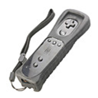 Remote Plus Controller with Silicone Case for Wii (Black)