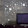 Removable Bubbles Wall Stickers Bathroom Waterproof Glass Stickers Window Stickers For Kids Room Kitchen DIY Decal Sticker
