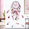 Removable Wall Stickers Act Mural Decal Art Home Decor Dream Catcher Feathers Night Symbol Home Bedroom Indian Mandala Bohemian Design