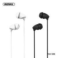Remx RM-588 Wired In-ear Earphone 3.5mm Audio Jack InLine Control for Mobile Phone