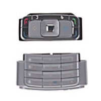 Repair Part Replacement Keypad for Nokia N95 (Silver)