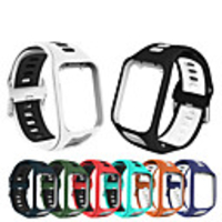 Replaceable Silicone Wristband Wrist Strap Watch Band For TomTom Runner 2 / Runner 3 / Spark 3 / Golfer 2 / Adventurer Bracelet Belt Accessory