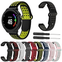Replacement Bands Compatible with Garmin Forerunner 220 230 235 630 620 735 Approach S20 S6 S5 Bands Silicone Breathable Bracelet Strap Watch Bands for Forerunner 735xt Approach S20 Smartwatch miniinthebox