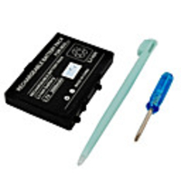 Replacement Battery Pack (2000mAh) Screwdriver and Stylus for Nintendo DS Lite