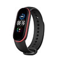 Replacement Bracelet Strap for Xiaomi Mi Band 5 Double Colors Sport Strap Silicone Wrist Strap