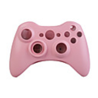 Replacement Control Pad Housing Case Screwdriver for Xbox 360 Wireless Controller (Light Pink)