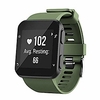 Replacement garmin forerunner 35 strap bands, silicone watch band compatible for garmin forerunner 35. (armygreen) miniinthebox