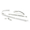 Replacement Side Cover Frame Set for PSP 1000 (Silver)