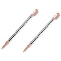 Retractable Touch Stylus Pen for Nintendo DS Lite (Pink)