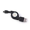 Retractable USB A To Mini 5-Pin USB Cable