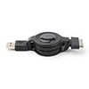 Retractable USB Cable With Apple 30Pin Port