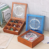 Retro Box Headband Jewelry Card Box Wooden Box Storage Box Large Capacity Pack Box Mask Box Small Box.
