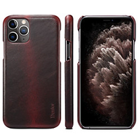 Retro Genuine Leather Case For Apple iPhone 13 12 Pro Max/ iPhone 13 12 Mini / iPhone 11 Pro Max Card Holder / Shockproof Back Cover Vintage oil wax Genuine Leather / TPU miniinthebox