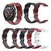 Retro Leather Watch Band Wrist Strap For Huawei Watch GT 2 46mm /42mm / Honor Magic / Magic 2 46mm / 42mm / GT Active / Watch 2 Pro / Classic Replaceable Bracelet Wristband