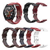Retro Leather Watch Band Wrist Strap For Huawei Watch GT 2 46mm /42mm / Honor Magic / Magic 2 46mm / 42mm / GT Active / Watch 2 Pro / Classic Replaceable Bracelet Wristband