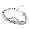 Retro Princess Style Rhinestone Fully-Jewelled Bracelet