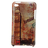 Retro Protective Hard Case for iPod Touch 4 (Bell)