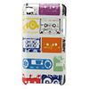Retro Protective Hard Case for iPod Touch 4 (Colorful Tapes)