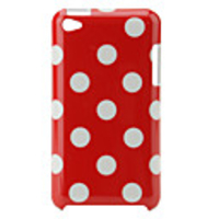 Retro Protective Hard Case for iPod Touch 4 (Dots)