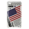 Retro Protective Hard Case for iPod Touch 4 (Flag and Newspaper)