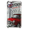 Retro Protective Hard Case for iPod Touch 4 (Red Car)