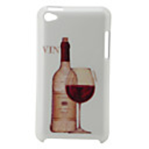 Retro Protective Hard Case for iPod Touch 4 (Wine)