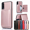 Retro PU Leather Card Holder Case for Samsung Galaxy A10 A20 A30 A40 A50 A70 A10S A30S A50S A70S A20E M10 S10 S10E S10Plus S9 S9 Plus S8 S8 Plus Note 10 Note 10 Plus