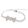 Retro Style Bowknot Rhinestone Fully-Jewelled Bracelet