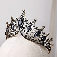 Retro Vintage Baroque Alloy Tiaras with Rhinestone 1 Piece Special Occasion / Party / Evening Headpiece miniinthebox
