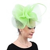 Retro Vintage Polyester Headdress with Floral 1 Piece Daily Wear Headpiece