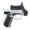 Revolver Shaped Hurricane Serie Lighter with Red Laser Beam