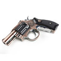 Revolver Shaped Lighter with Red Laser Beam