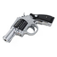 Revolver Shaped Windproof Lighter (Silver)