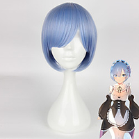 Re:Zero Starting Life in Another World kara hajimeru isekai seikatsu Rem Ram Cosplay Wigs Women