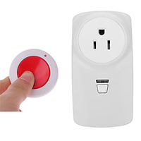 RF wireless remote control socket/US socket/ AC110V 220V 1CH relay /use for LED lamp / fans /lights 433mhz miniinthebox