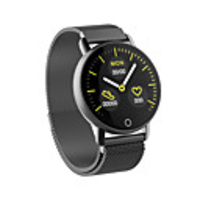 RG12 Unisex Smartwatch Bluetooth Heart Rate Monitor Blood Pressure Measurement Calories Burned Long Standby Health Care Stopwatch Pedometer Call Reminder Activity Tracker Sleep Tracker