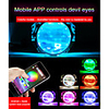 RGB 2/4 pcs Daytime Running Headlight Lamp Car Angel Eyes Demon Eye Led Halo Ring Headlight DRL Smartphone App-enabled Conversion