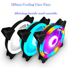 Rgb Cover Fan 120mm 3 Pin Cooling Fans Blue Red White Colors Computer Cooling Fan Radiator Fan