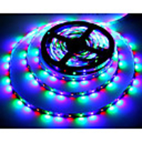 RGB Strip Lights 300 LEDs RGB Remote Control / RC Cuttable Color-Changing Self-adhesive DC 12V