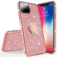 Rhinestone Bling Biling Phone Case for iPhone SE 3 iPhone 13 Pro Max 12 11 X XR XS Max 8 7 Soft Silicone TPU Diamond Cover Glitter Finger Magnetic Ring Case miniinthebox